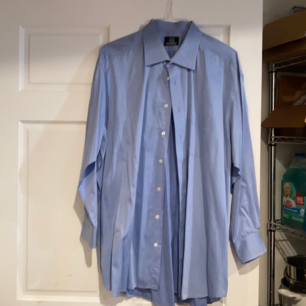 Blue Long Sleeve Dress Shirt